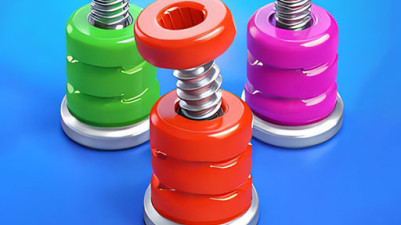 Nuts & Bolts Sort: Color Puzzle
