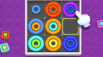 Neon Circles & Color Sort Puzzle