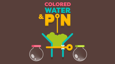 Colored Water & Pin