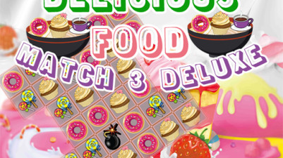 Delicious Food Match 3 Deluxe