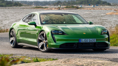 Porsche Taycan Slide
