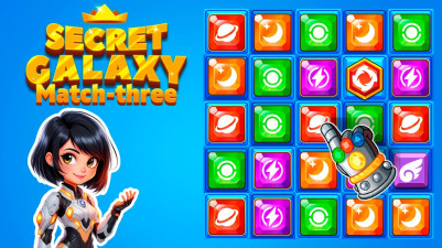 Secret Galaxy. Match-three
