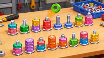 Screw & Bolt Sort games